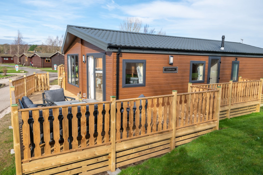 Goose Home Lodge situated on the South Lakeland Leisure Village near Carnforth
