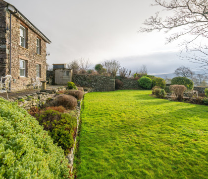 Patio & Garden with Lake Views